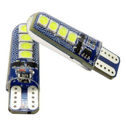 Par Focos De Pellizco T10 8 Led Codigo 3 Funcione 12v T