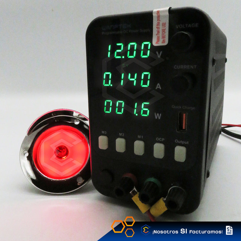 1 Plafon 9 Led Gel Redondo Bisel Cromo 2'' Estrobo 12-24v