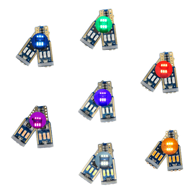 Par De Focos De Pellizco T10 9 Leds Canbus No Error 4014 12v