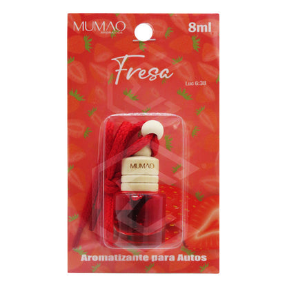 12 Aromatizante Colgante Botella 8ml Auto Casa Ambient Mumao