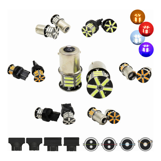 2 Focos 3157 1156 1157 7440 7443 1176 21 Leds Fijo Par Focos