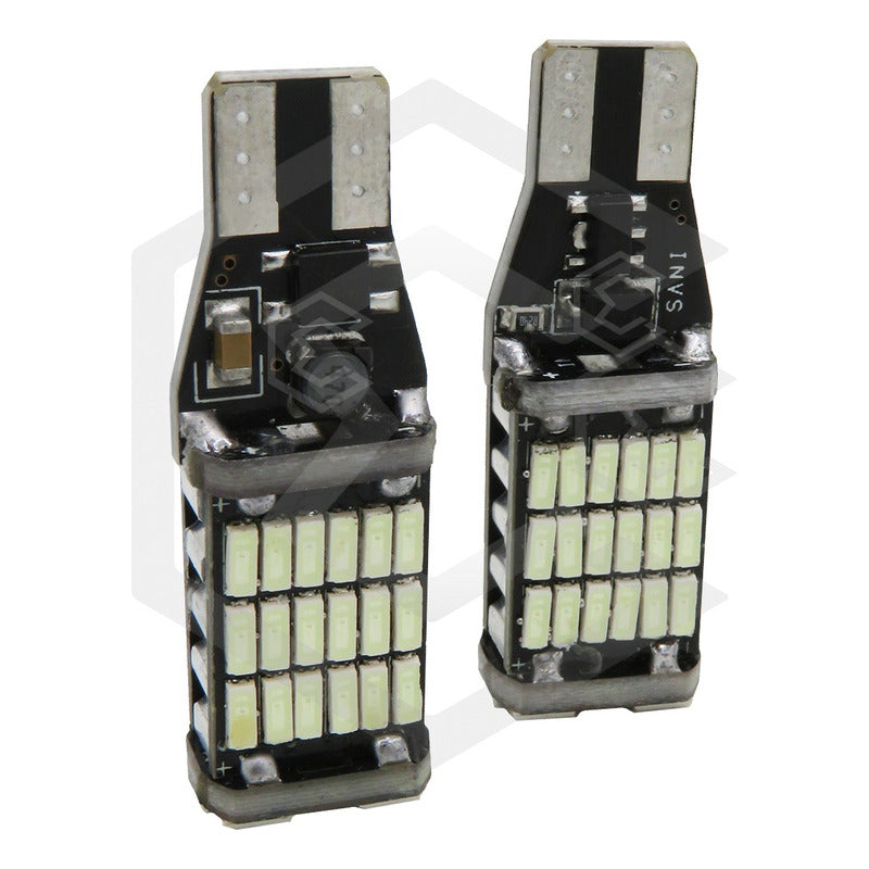 2 Foco De Pellizco Led T15 W16w T16 921 Canbus Para Reversa
