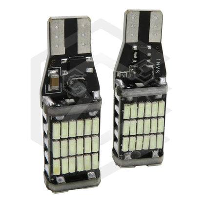 2 Foco De Pellizco Led T15 W16w T16 921 Canbus Para Reversa
