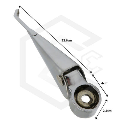 Jgo Par Brazo Limpia Parabrisas Cromo Volkswagen Vocho Sedan Derecho