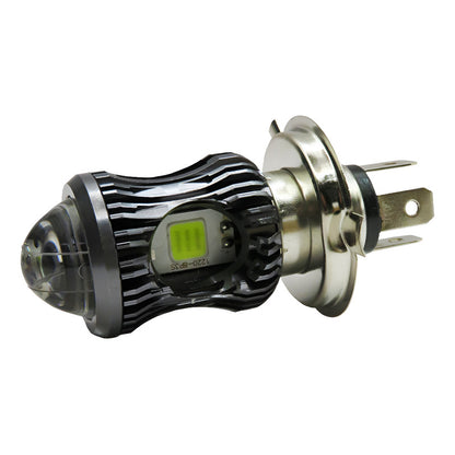 Foco Moto H4 Lupa Proyector Bicolor 30 Leds 2 Funciones H4