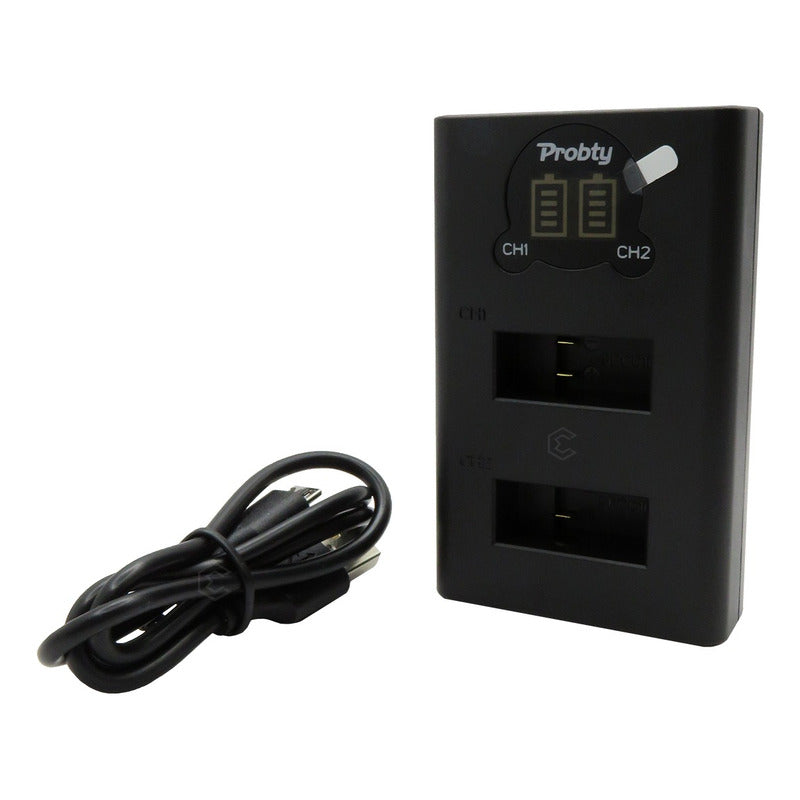 4 Pilas 1680mah + Cargador Dual Para Gopro Max 360