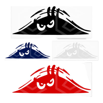 10 Calcomanía Sombra Fantasma Sticker Vinil Auto Moto 25x10