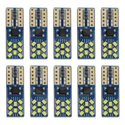 Kit De 10 Focos Pellizco T10 16 Leds Doble Polaridad Canbus