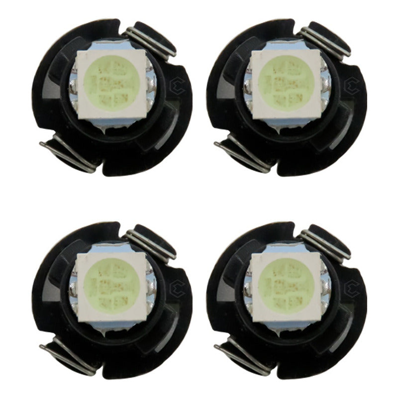 Kit 4 Focos Led T3 T4.2 T4.7 Clúster Para Tablero Fija 12v