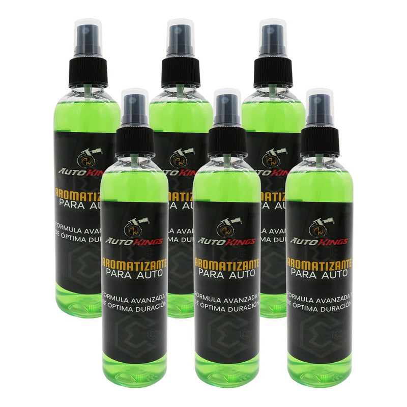 6 Aromatizante P Auto Desodorante Liquido Casa Oficina 270ml