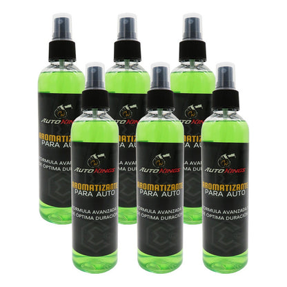 6 Aromatizante P Auto Desodorante Liquido Casa Oficina 270ml