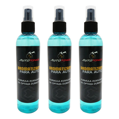 3 Aromatizante P Auto Desodorante Liquido Casa Oficina 270ml