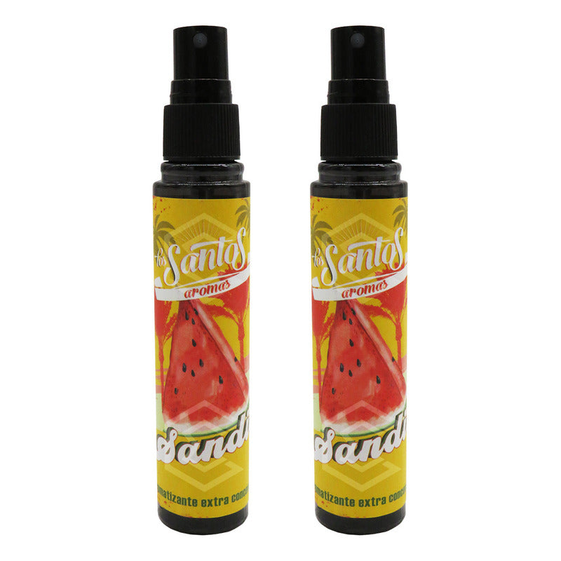 2 Aromatizante Botella Spray Liquido 60ml Auto Casa Ambiente