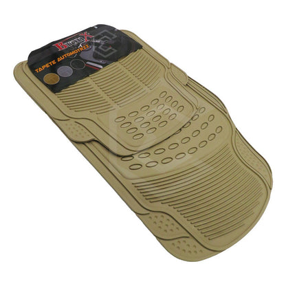 Tapete Automotriz Universal Hule Importado Juego 4 Piezas