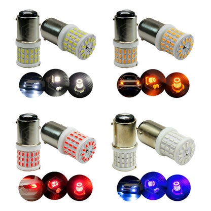 Par De Focos 1157 1034 2 Polos Canbus 57 Hiperled Fijo 12v