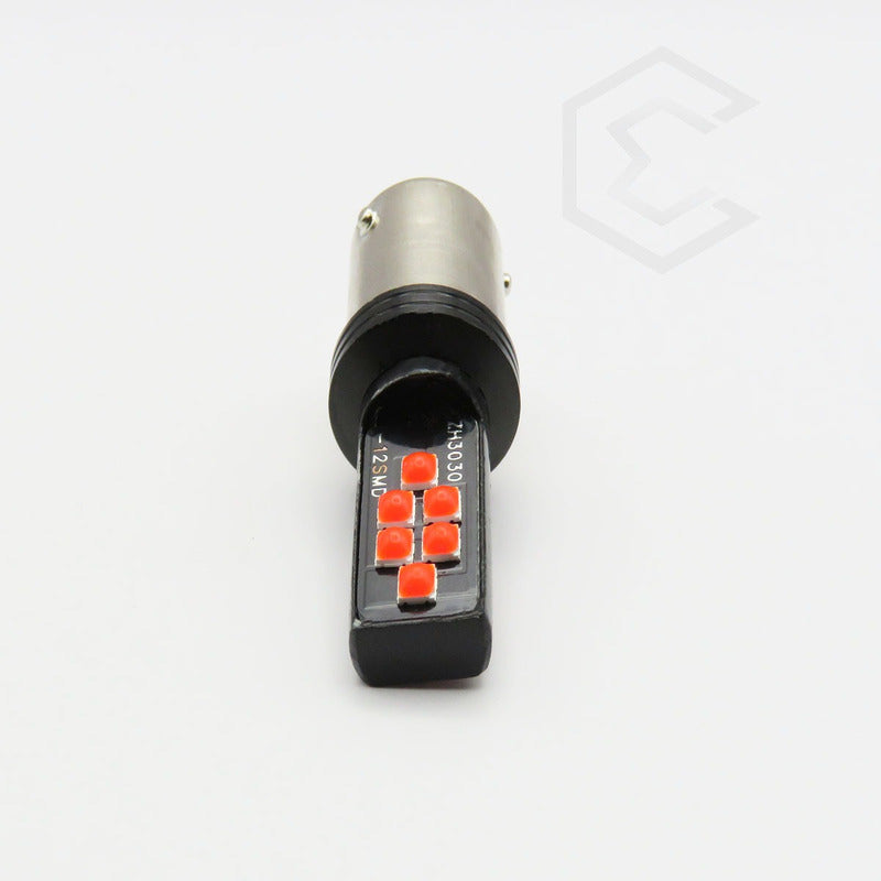 2 Focos 12 Led Canbus Cuarto Stop 12-24v 1156 57 3157  7507