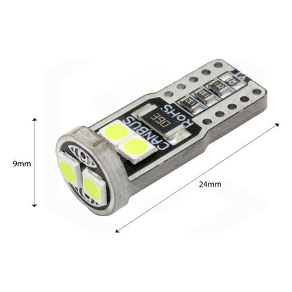 Kit 10 Foco Pellizco T10 Canbus W5w 194 168 2825  No Error 9