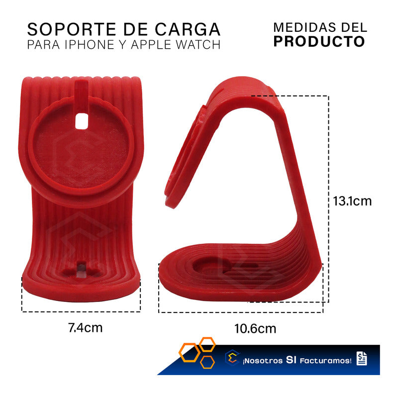 Base Soporte De Carga Para iPhone Y Apple Watch Impresión 3d