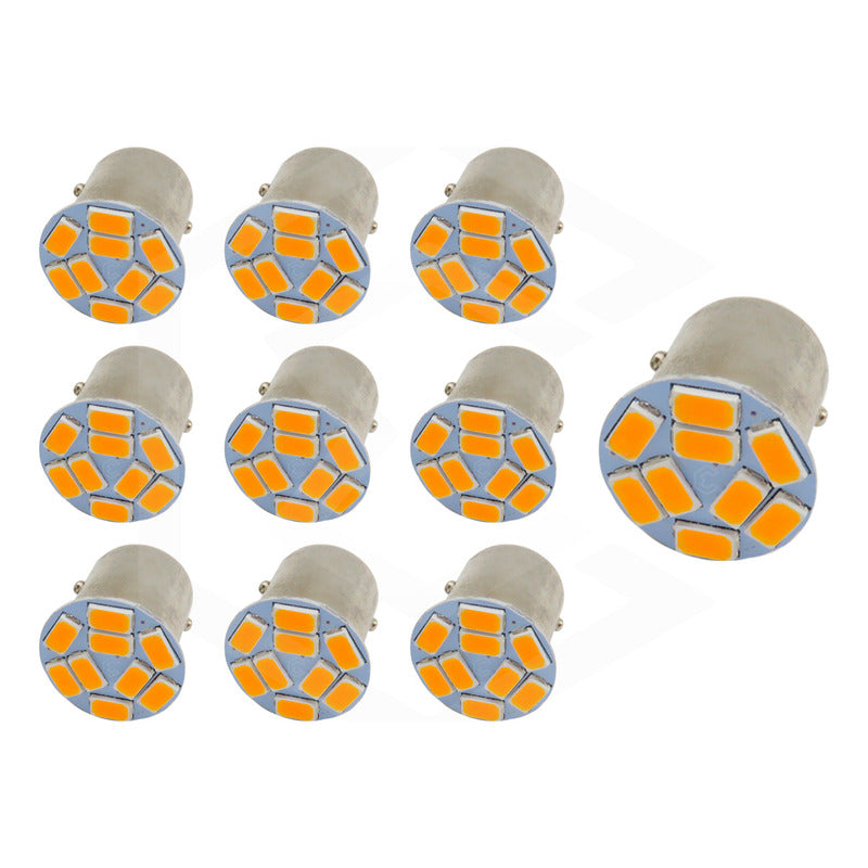 10 Focos 9 Leds 1157 1034 1156 1141 Direccional Reversa Stop