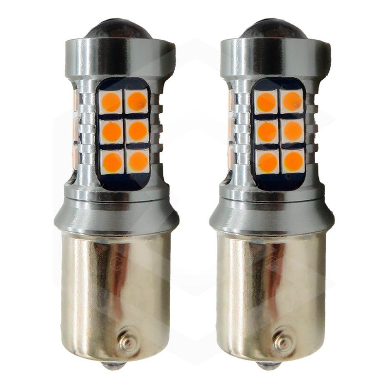 2 Focos 27 Led 1156 1157 3157 7440 7443 No Error Stop Cuarto
