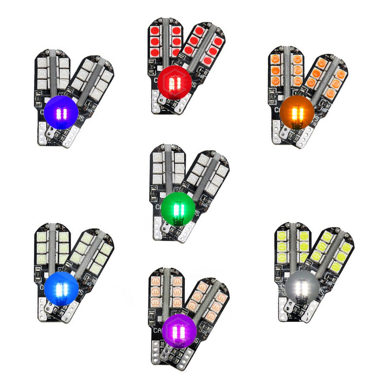 Kit 10 Focos Pellizco T10 24 Leds Canbus 3030 Alta Potencia