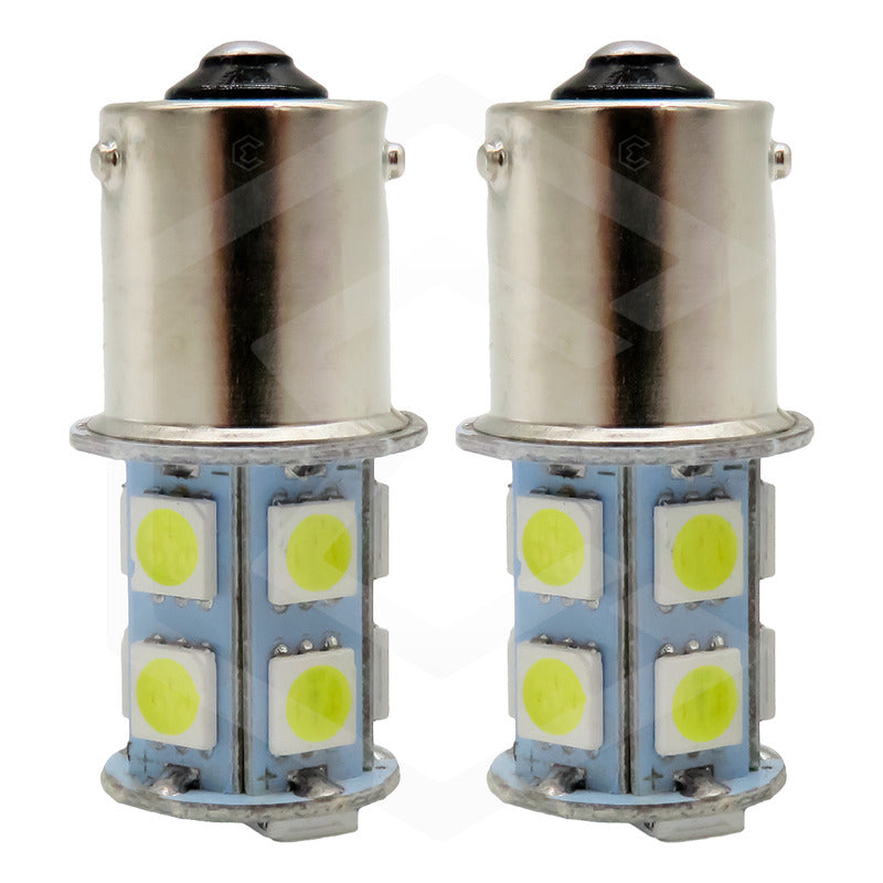 2 Focos 1157 1156 1176 3157 7440 7443 13 Leds  Estrobo 12v