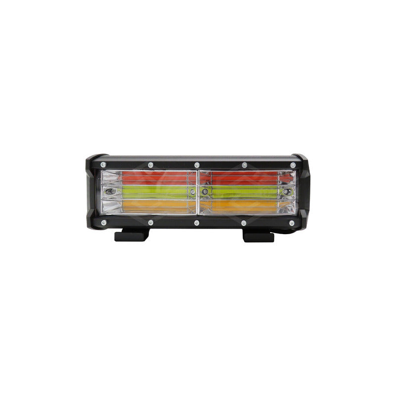 Barra Led 9'' Multicolor Fijo 4 Funciones Estrobo 12-24v 4x4