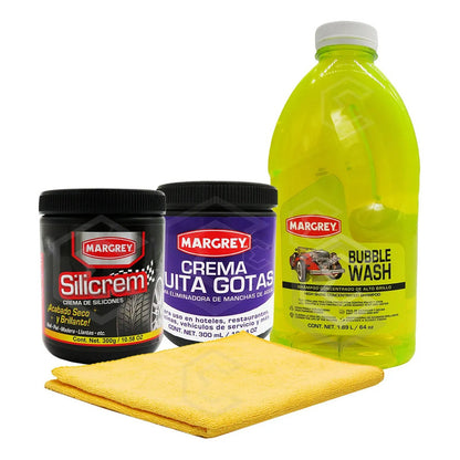 Crema Quita Gotas Shampoo Bubble Wash Crema Silicrem Margrey