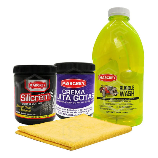 Crema Quita Gotas Shampoo Bubble Wash Crema Silicrem Margrey