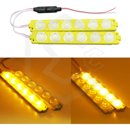 10 Módulos 12 Leds Código 3 Funciones Grúa Torrera 6w