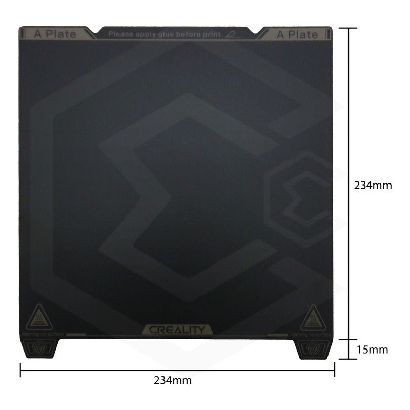 Placa Acero 3d Creality Oficial 1 Cara Para Ender 3 / 5 K1