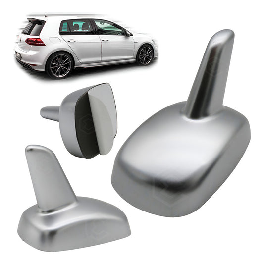 Antena Toldo Decorativo Universal Tipo Mercedes Gris Plata Gris