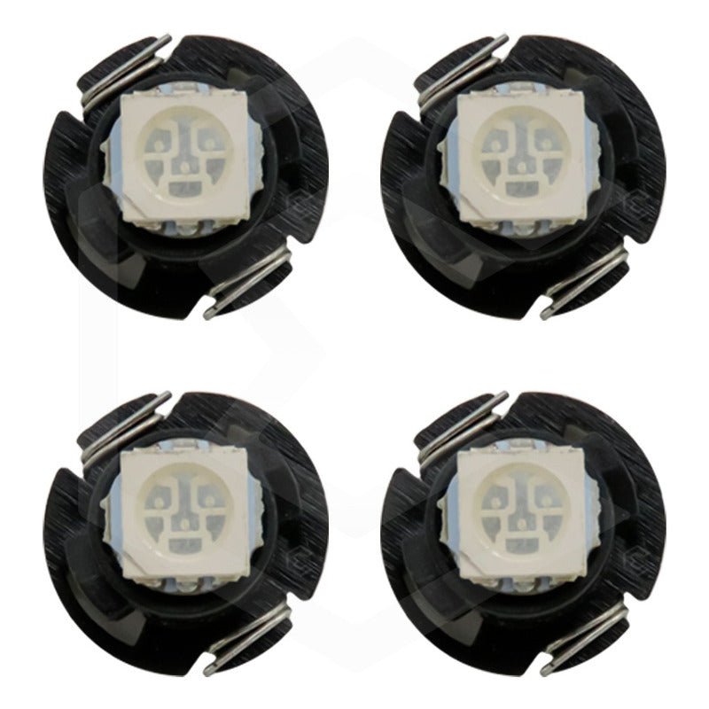 Kit 4 Focos Led T3 T4.2 T4.7 Clúster Para Tablero Fija 12v