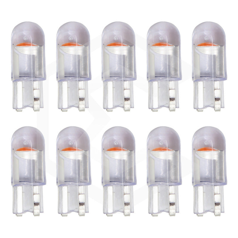 10 Focos Pellizco T10 1 Hiper Leds Cristal Alta Potencia 12v