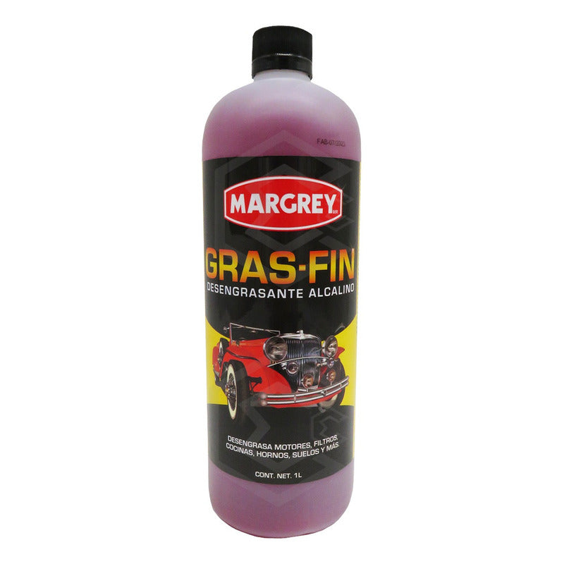 Desengrasante Multiusos Margrey Gras-fin 1l Para Motores Cocina Baños Liquido