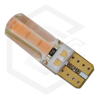 Kit 5 Pares Focos Led Cob Grande Pellizco T10 Silicon Auto