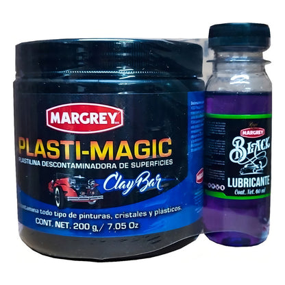 Plastilina Descontaminante Margrey Plasti-magic 200g Para Autos