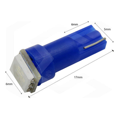 10 Focos Led Tablero De Mandos Cluster T5 2721 12v 7 Colores