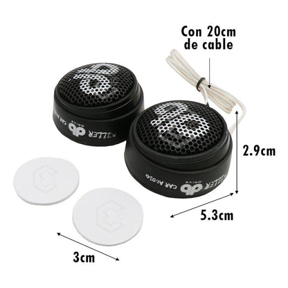 10 Pares Tweeter Grande Varias Marcas Bocina Negro 7500watts