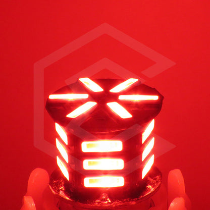 Par De Focos 21 Leds 1157 2 Polos Patas Disparejas Estrobo