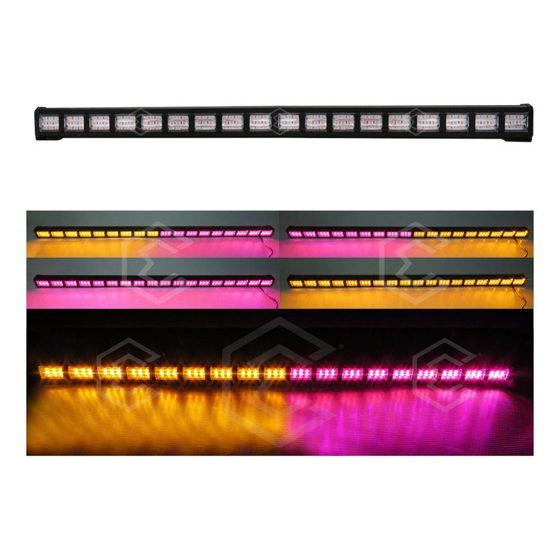 Barra 324 Led 19 Funciones 18 Módulos Bicolor Estrobo 12-24v