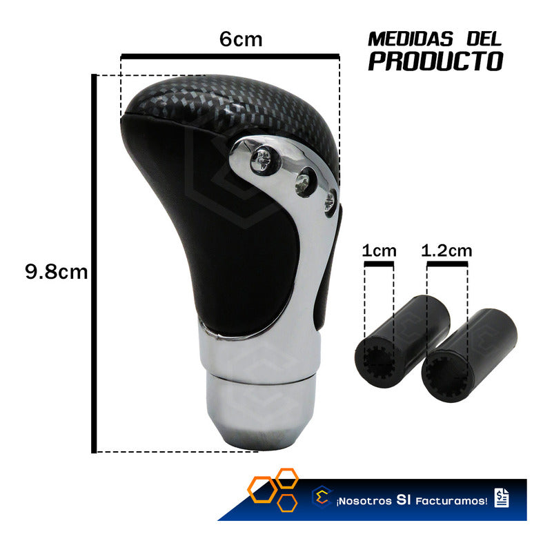 Perilla Pomo Palanca Universal Para Cambios Fibra De Carbon Fibra De Carbon