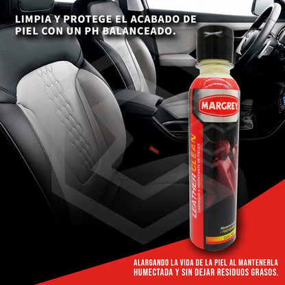 3 Limpiador E Hidratante De Piel Leather Clean Margrey 250ml