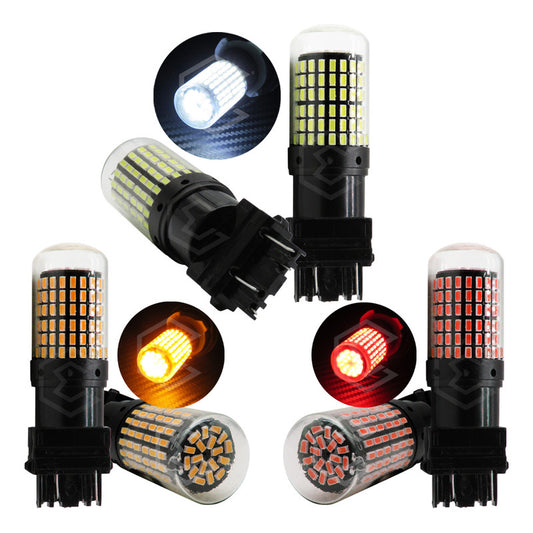 Par Focos 3157 3156 144 Leds Canbus Cristal Cuartos Stop 12v