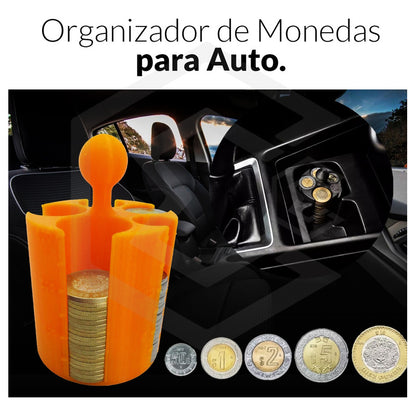 1 Porta Monedas Porta Vasos Auto Con Contador Taxi Uber Didi