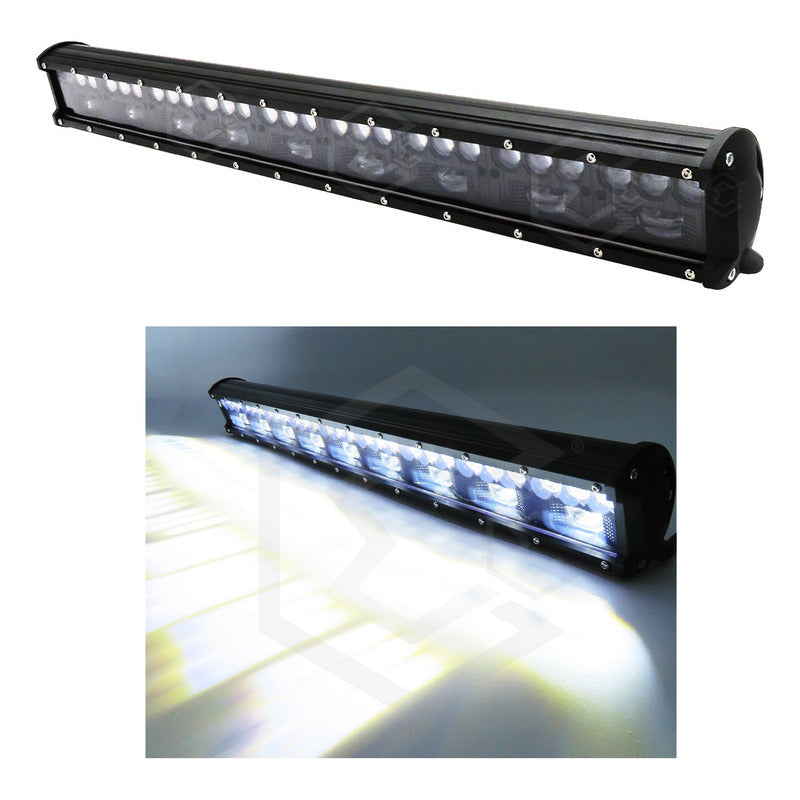 Barra 36 Hiperleds Funcion Blanco Fijo 25'' 35,000lm 12-24v
