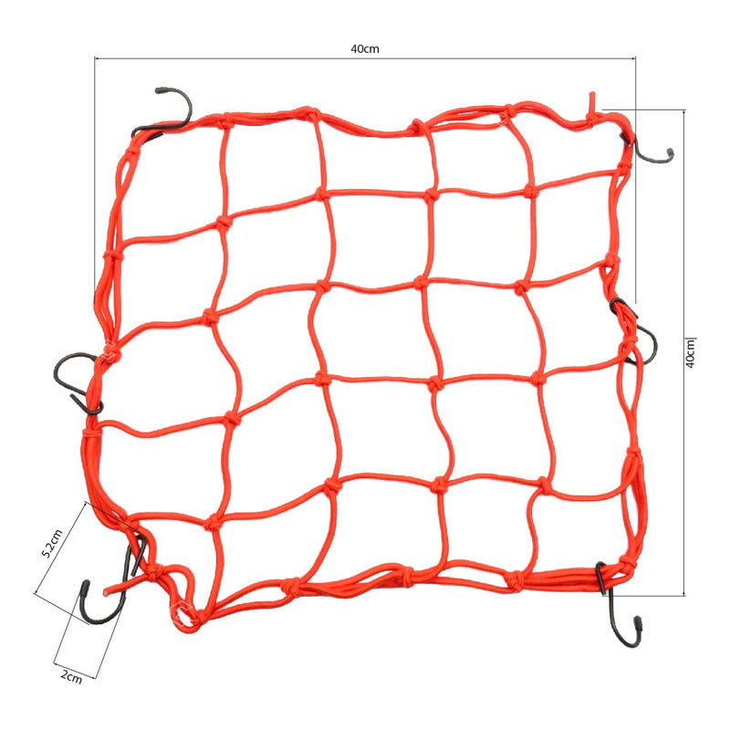 Red Malla Tensor Universal Multiuso Sujeta Casco Con Ganchos
