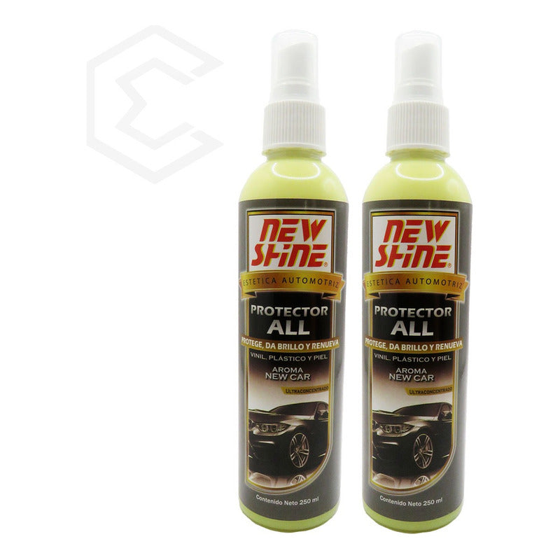 2 Protector All Brillo Renueva Vinil Plastico Piel Aromas