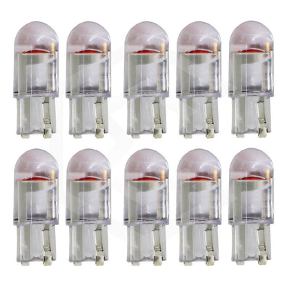 10 Focos Pellizco T10 1 Hiper Leds Cristal Alta Potencia 12v