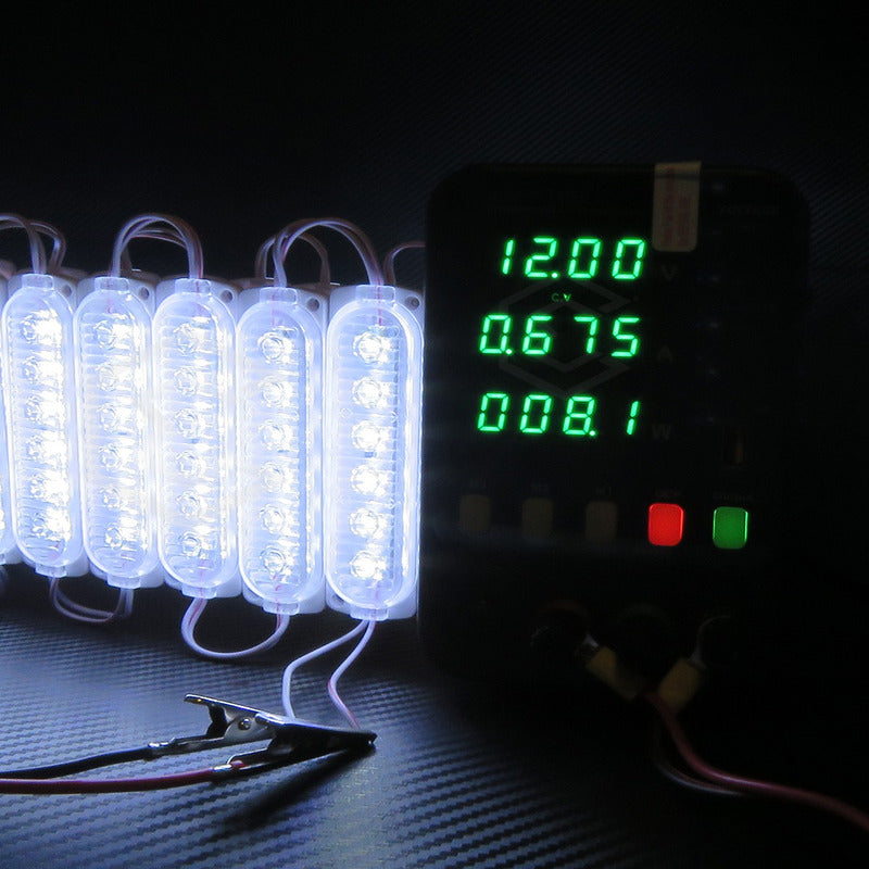 20 Módulos 6 Led Acrilico Alta Intensidad Color A Elegir 12v